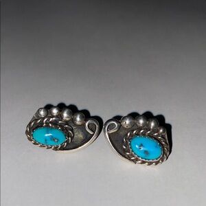 Silver and Turquoise Earrings